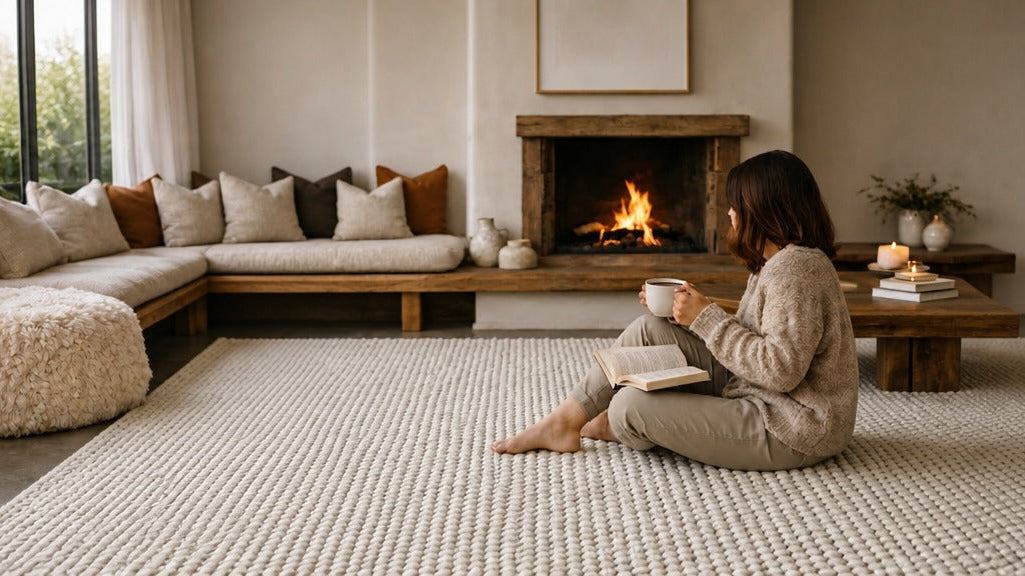 Cómo elegir la alfombra perfecta para tu living